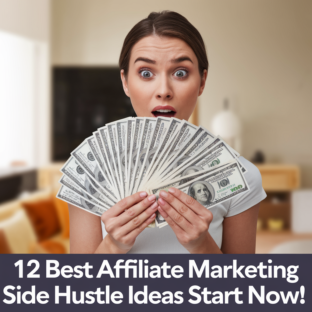 Affiliate marketing side hustle