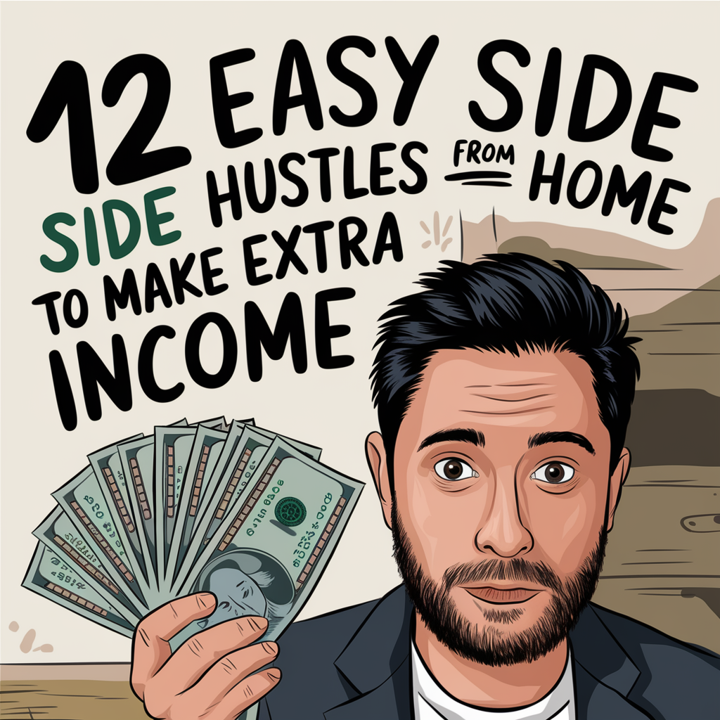 12 Easy Side Hustles From Home To Make Extra Income