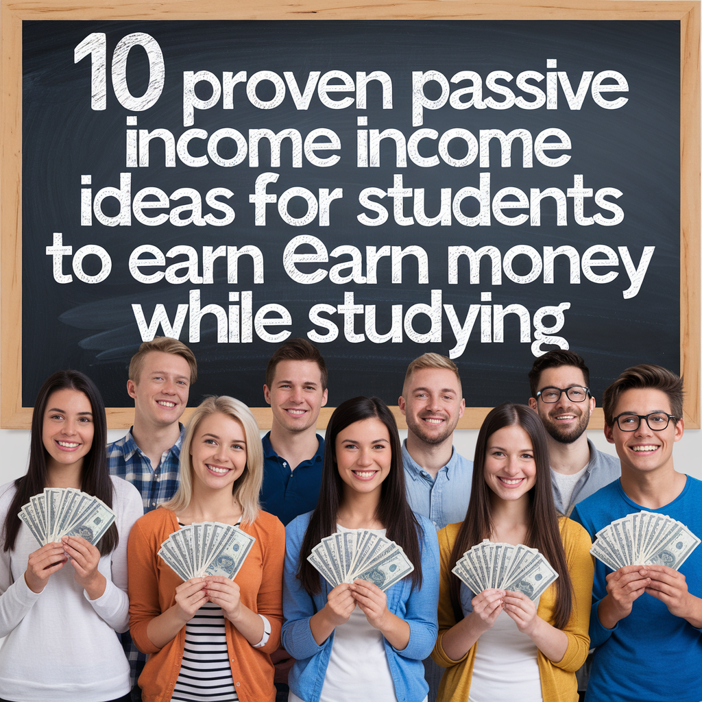 passive income ideas for students